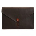 Universal Genuine Leather Business Laptop Tablet Bag, For 13.3 inch and Below Macbook, Samsung, Leno