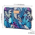 Lisen 10 inch Sleeve Case  Colorful Leaves Zipper Briefcase Carrying Bag for iPad Air 2, iPad Air, i