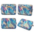 Sleeve Case Colorful Leaves Zipper Briefcase Carrying Bag for Macbook, Samsung, Lenovo, Sony, DELL A