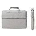 POFOKO A520 Series 14-15.4 inch Multi-functional Laptop Handbag with Trolley Case Belt (Grey)