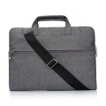 Portable One Shoulder Handheld Zipper Laptop Bag, For 13.3 inch and Below Macbook, Samsung, Lenovo,