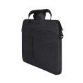 13.3 inch Breathable Wear-resistant Fashion Business Shoulder Handheld Zipper Laptop Bag with Should