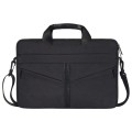 15.6 inch Breathable Wear-resistant Fashion Business Shoulder Handheld Zipper Laptop Bag with Should