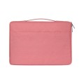 15.4 inch Fashion Casual Polyester + Nylon Laptop Handbag Briefcase Notebook Cover Case, For Macbook