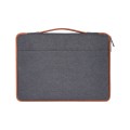 15.4 inch Fashion Casual Polyester + Nylon Laptop Handbag Briefcase Notebook Cover Case, For Macbook