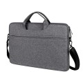 ST01S Waterproof Oxford Cloth Hidden Portable Strap One-shoulder Handbag for 13.3 inch Laptops (Dark