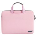 15.6 inch Portable Air Permeable Handheld Sleeve Bag for Laptops, Size: 41.5x30.0x3.5cm(Pink)