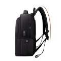 Polyester Waterproof Laptop Backpack for Below 15 inch Laptops, with USB Interface Trunk Trolley Str