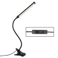 LED Desk Lamp 8W Folding Adjustable Eye Protection Table Lamp, USB Plug-in Version(Black)
