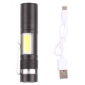 Pocket Flashlight Strong Light 3 Modes USB Rechargeable
