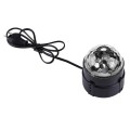 1W x 3 Mini Rotating Magic Ball LED Stage Light, with Remote Control, EU Plug