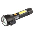 10W 450 Lumens IPX4 Waterproof Rechargeable LED Flashlight with Safety Hammer & 3-Modes