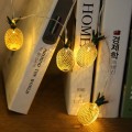 3m Iron Pineapple USB Plug Romantic LED String Holiday Light, 20 LEDs Teenage Style Warm Fairy Decor