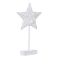 Star Shape Rattan Romantic LED Holiday Light with Holder, Warm Fairy Decorative Lamp Night Light for