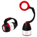 L001 5W USB Charging Hand-held LED Camping Lamp with Power Bank Function(Red)