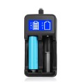 YS-3 Universal 18650 26650 Smart LCD Dual Battery Charger with Micro USB Output for 18490/18350/1767