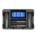 YS-4 Universal 18650 26650 Smart LCD Four Battery Charger with Micro USB Output for 18490/18350/1767