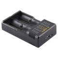 N2 PLUS Micro USB Smart Battery Charger with Indicator Light for 26650, 18650,18500, 14500, 16340(RC