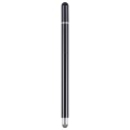 361 2 in 1 Universal Silicone Disc Nib Stylus Pen with Mobile Phone Writing Pen & Magnetic Cap(Black