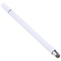 361 2 in 1 Universal Silicone Disc Nib Stylus Pen with Mobile Phone Writing Pen & Magnetic Cap(White