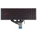 For HP OMEN 15-DC 15-DH 15T-DC 17-CB US Version Keyboard with Red Backlight