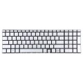 For HP Envy X360 15-ED 15-ED0008CA 15-ED0023DX US Version Keyboard with RGB Backlight (Silver)