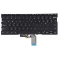 For Xiaomi Mi Air 13.3 US Version Keyboard with Backlight (Black)