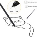 For Samsung Galaxy Z Fold5 / Fold4 / Fold3 4 in 1 Stylus Pen Replacement Pencil Tips (Black)