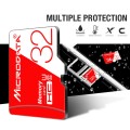 MICRODATA 128GB High Speed U3 Red and White TF(Micro SD) Memory Card