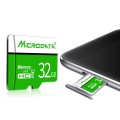 MICRODATA 32GB U1 Green and White TF(Micro SD) Memory Card