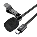 YICHUANG YC-LM10 USB-C / Type-C Intelligent Noise Reduction Condenser Lavalier Microphone, Cable Len