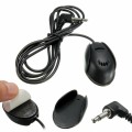 ZJ010MR Mono 3.5mm Angle Head Plug Car Navigation GPS Speaker External Paste Bluetooth Microphone, L