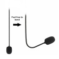ZJ033MR-03 17cm 4 Level Pin 3.5mm Straight Plug Gaming Headset Sound Card Live Microphone