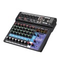 TEYUN NA8 8-channel Small Mixing Console Mobile Phone Sound Card Live Broadcast Computer Recording C