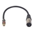 TR026K17-03 RCA Female to XLR Male Audio Cable, Length: 0.3m