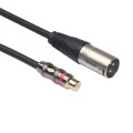 TR026K17-03 RCA Female to XLR Male Audio Cable, Length: 0.3m