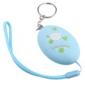 Mini Safe Football Loud Personal Alarm with Anti-Rape for Girl and Kids, 120Db Alarm(Blue)