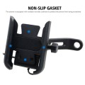 CS-856D1 Motorcycle Rotatable Chargeable Aluminum Alloy Mobile Phone Holder, Mirror Holder Version(B