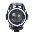 U7 10W 1000LM CREE LED Life Waterproof Headlamp Light with Angel Eyes Light for Motorcycle / SUV, DC