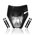 Speedpark H4 KTM Cross-country Motorcycle LED Headlight Grimace Headlamp (Black)