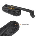 Motorcycle Side Mirror CNC Aluminum Alloy Carbon Fiber Reflective Rearview Mirror