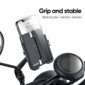 JOYROOM JR-ZS253 Metal 360-degree Rotation Phone Bracket for Motorcycle (Black)