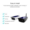 VESAFE VS-Y3 Outdoor HD 1080P Solar Power Security IP Camera, Support Motion Detection & PIR Wake up