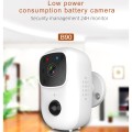 B90 Low-power Battery Surveillance Camera, Support Two-way Intercom, TF Card, PIR Human Body Inducti