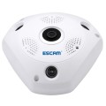 ESCAM Shark QP180 960P 360 Degrees Fisheye Lens 1.3MP WiFi IP Camera, Support Motion Detection / Nig