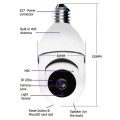 GA-C11 1080P 2MP 5G Dual Frequency Two-way Voice Intercom Bulb Camera (White)