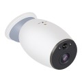 GH3 WiFi Smart Surveillance Camera with Magnet Mount, Support Night Vision / Two-way Audio(White)
