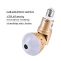 2.0 Megapixel Panoramic Universal Light Bulb Camera Mobile Phone Remote Installation Home Network HD