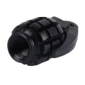 4 PCS Universal Grenade Shaped Car Tire Valve Caps(Black)