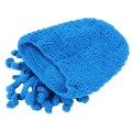 Amurleopard Unisex Barbarian Knit Beanie Octopus Tentacle Cap Winter Warm Face Mask Crochet Hat(Blue